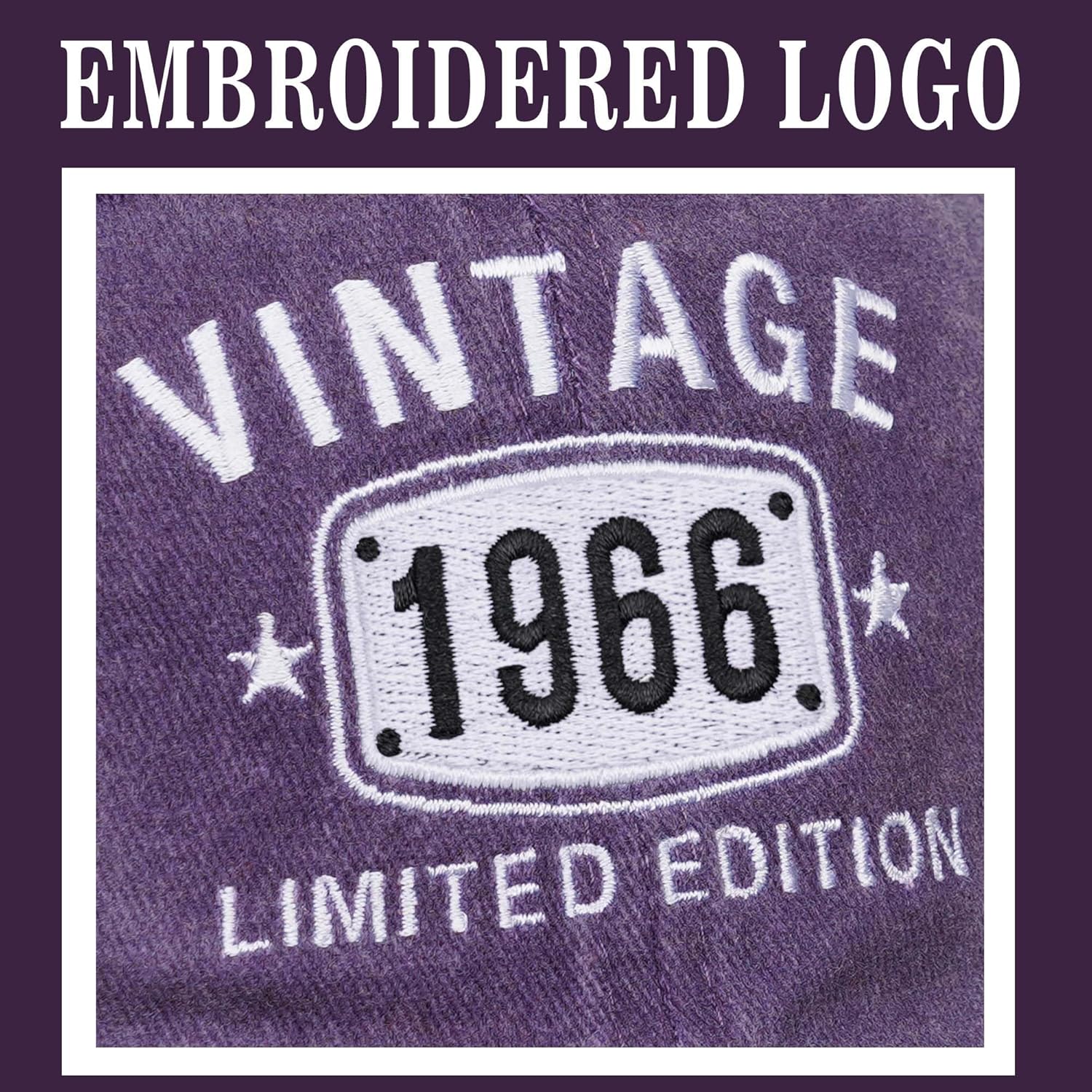60th Birthday Gifts for Men Women 1965 Hats Vintage 60 Year Old Embroidered Baseball Cap