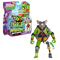 Turtles - Raffaello Mix and Match Tartarughe Ninja 12 cm, Action Figure Collezionabile