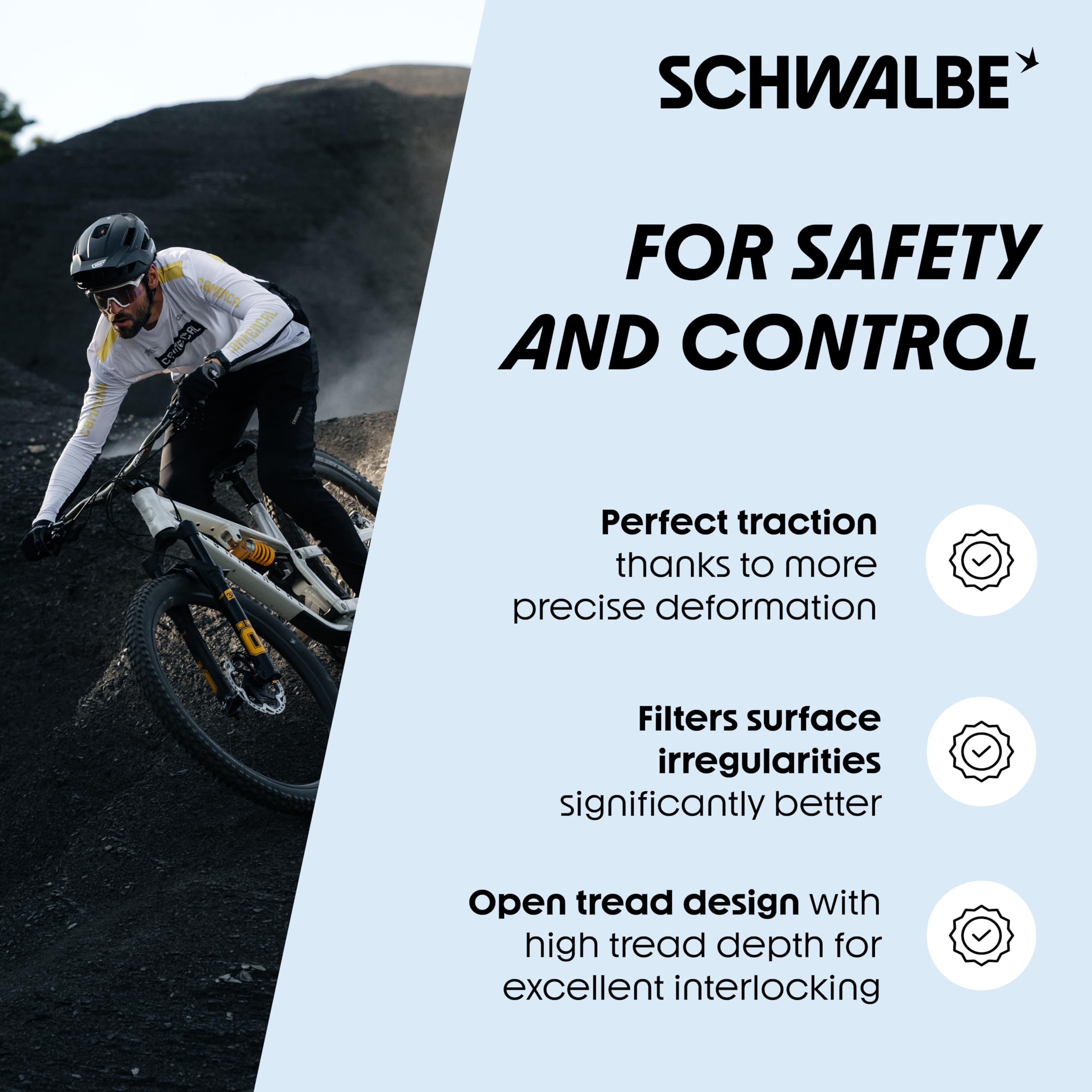Schwalbe Opony rowerowe Albert – opony rowerowe do rowerów górskich E MTB i rowerów górskich z technologią radialną – Gravity Pro/Trail Pro