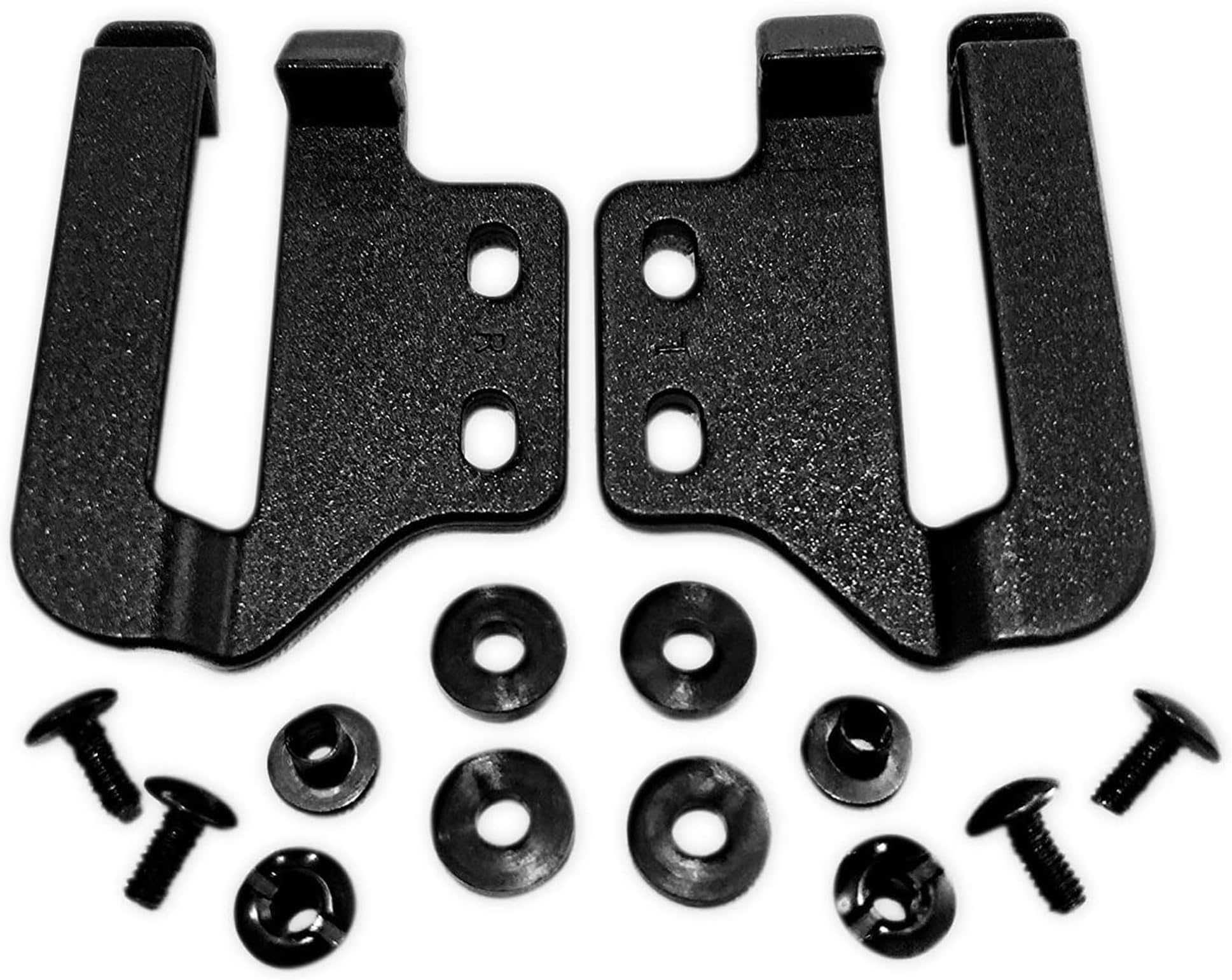 Holster Speed Clips - Belt Clip for Outlaw OWB Holsters - Adjustable Cant for Leather, and Hybrid Holster - Quick Clip High-Grade Material with Hardware