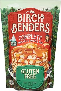 Gluten-Free Pancake and Waffle Mix by Birch Benders,14 Ounce (Pack of 1)