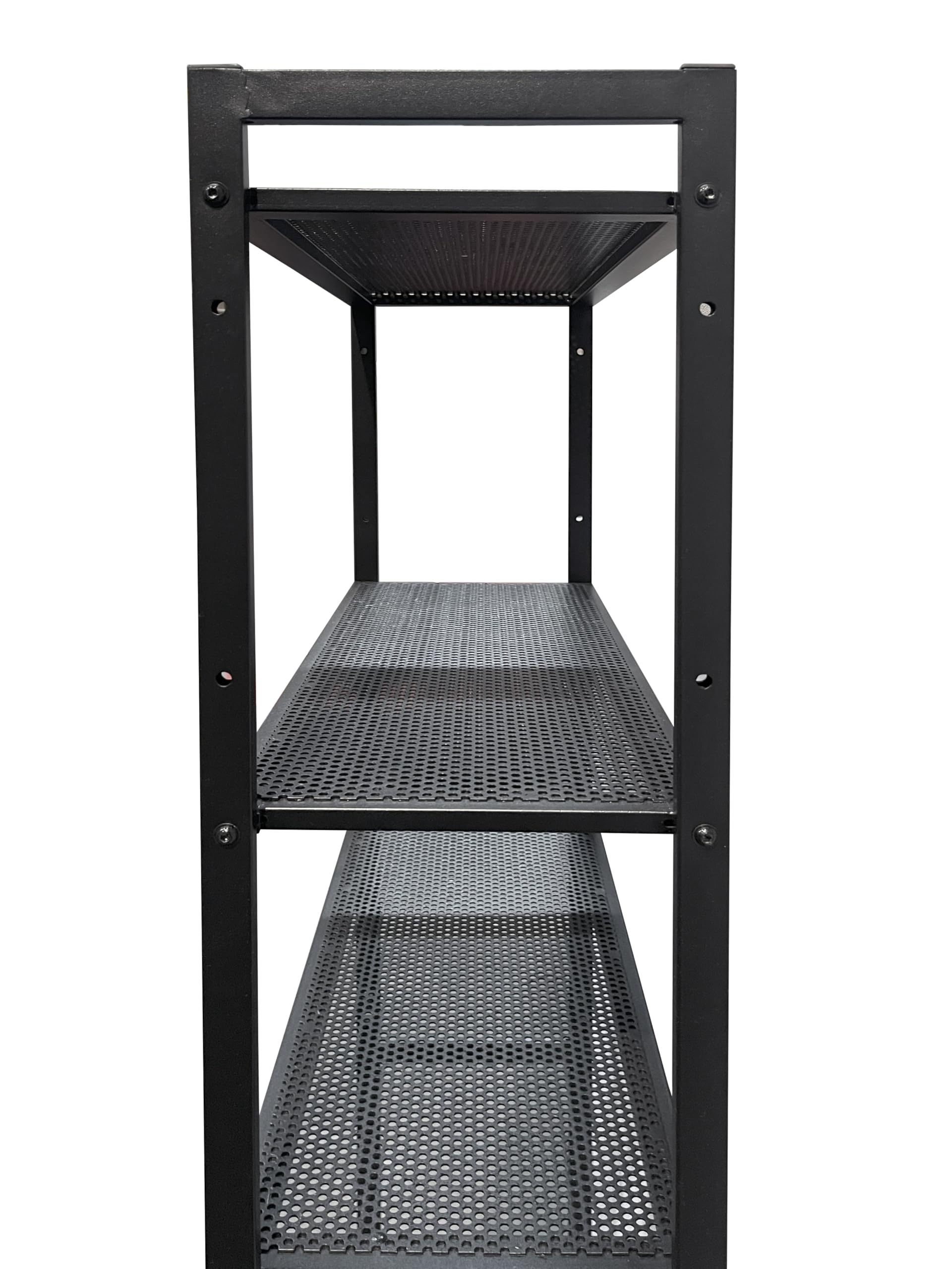 QUICK STAR Waschmaschinenregal 64x26x185cm Schwarz Standregal Badezimmer Aufbewahrungsorganisator