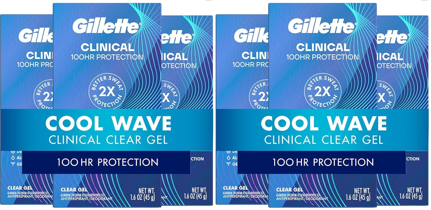 Gillette Clinical Antiperspirant for Men - 72hr Odor Protection