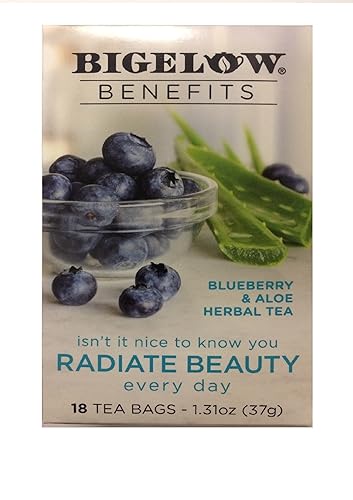 Bigelow, té de arándanos y aloe, 1.31 onzas
