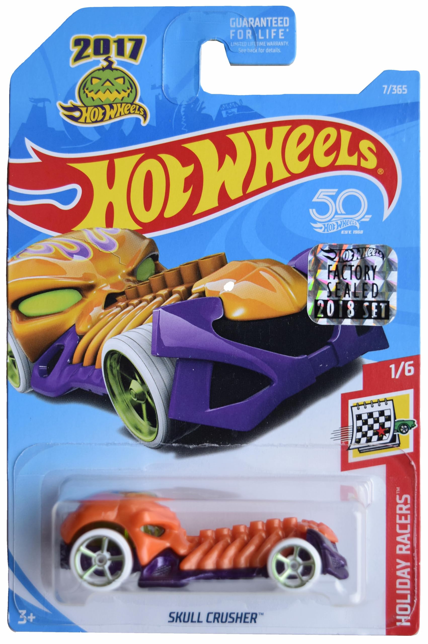 HOT WHEELS クライスラー　クルーザー Amazon.com: Hot Wheels Skull Crusher, Holiday Racers 1/6