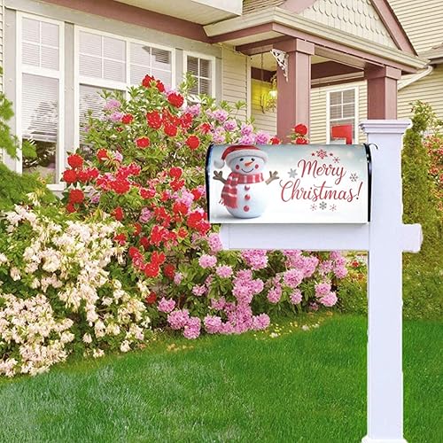 Miniatura 128 de Divertido gnomo de verano para conducir coche y girasol, cubierta magnética para buzón, patrón a cuadros, para decoración del hogar, jardín, 21 x 18