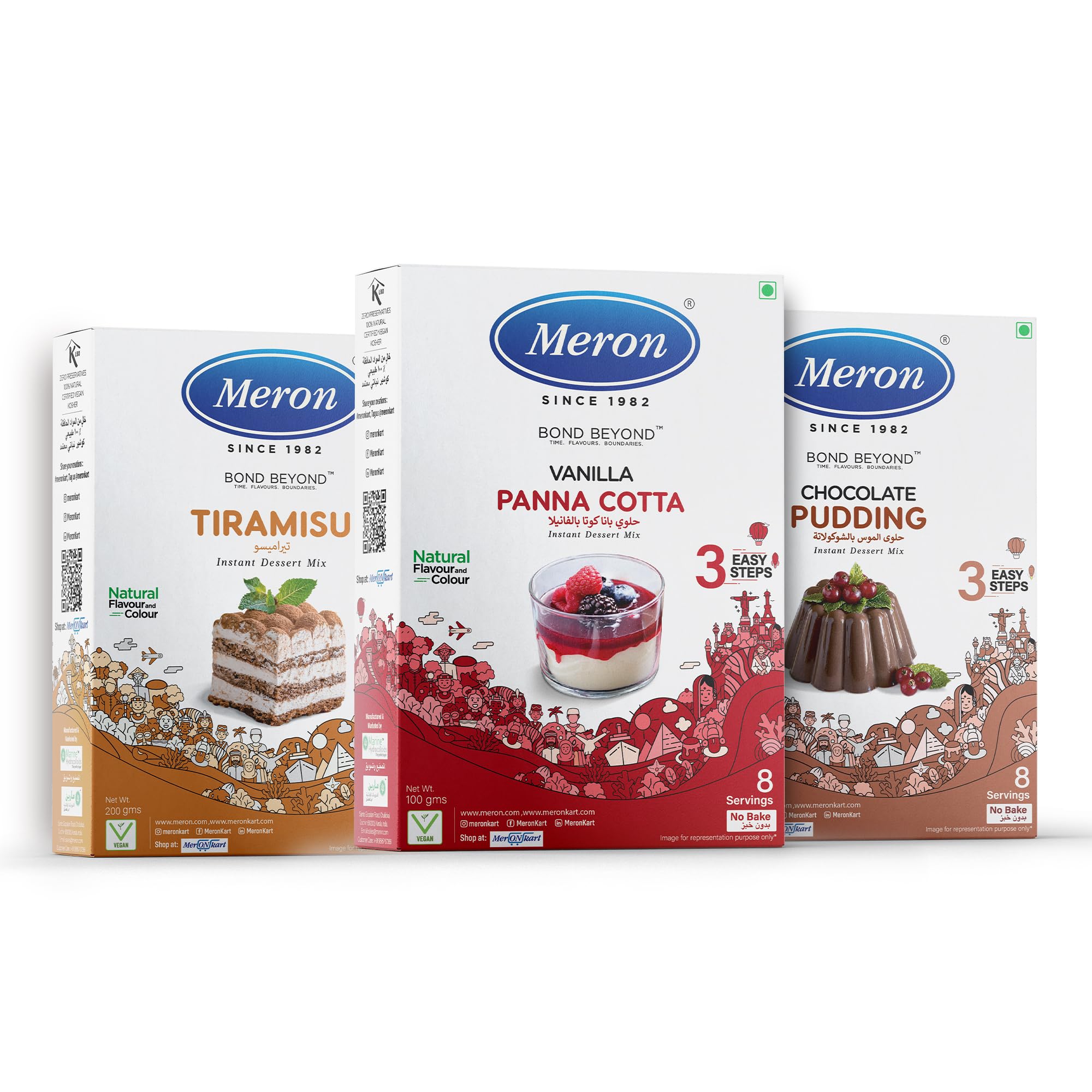 See full amazon price history chart for Meron’s Instant Dessert Mix Combos | Tiramisu | Chocolate Pudding | Vanilla Panna Cotta | Natural Flavour & Colour | Preservative-Free | Vegan Meron’s Instant Dessert Mix Combos | Tiramisu | Chocolate Pudding | Vanilla Panna Cotta | Natural Flavour & Colour | Preservative-Free | Vegan (B0D38P2HSD) Amazon Price History, Amazon Price Tracker