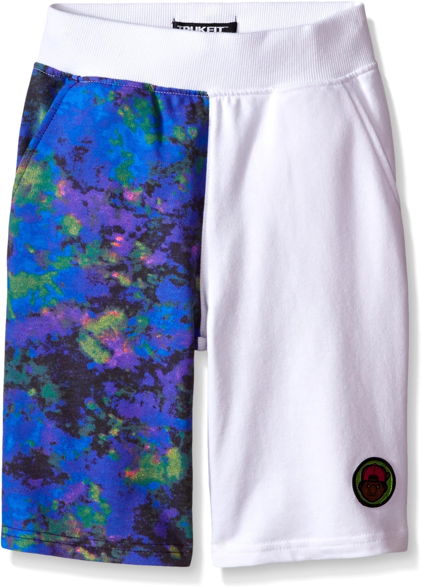 TRUKFIT Big Boys' Lil Tommy Colorblock Tye Dye Short