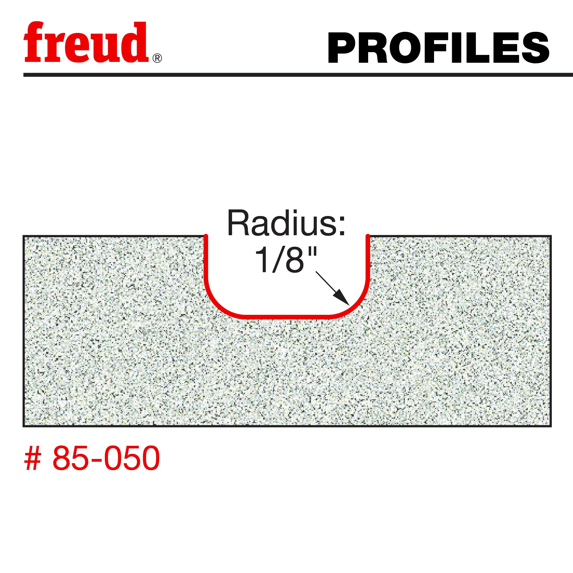 Freud Embout pour égouttoir à rayon 1/8" avec tige 1/2" (85-050)