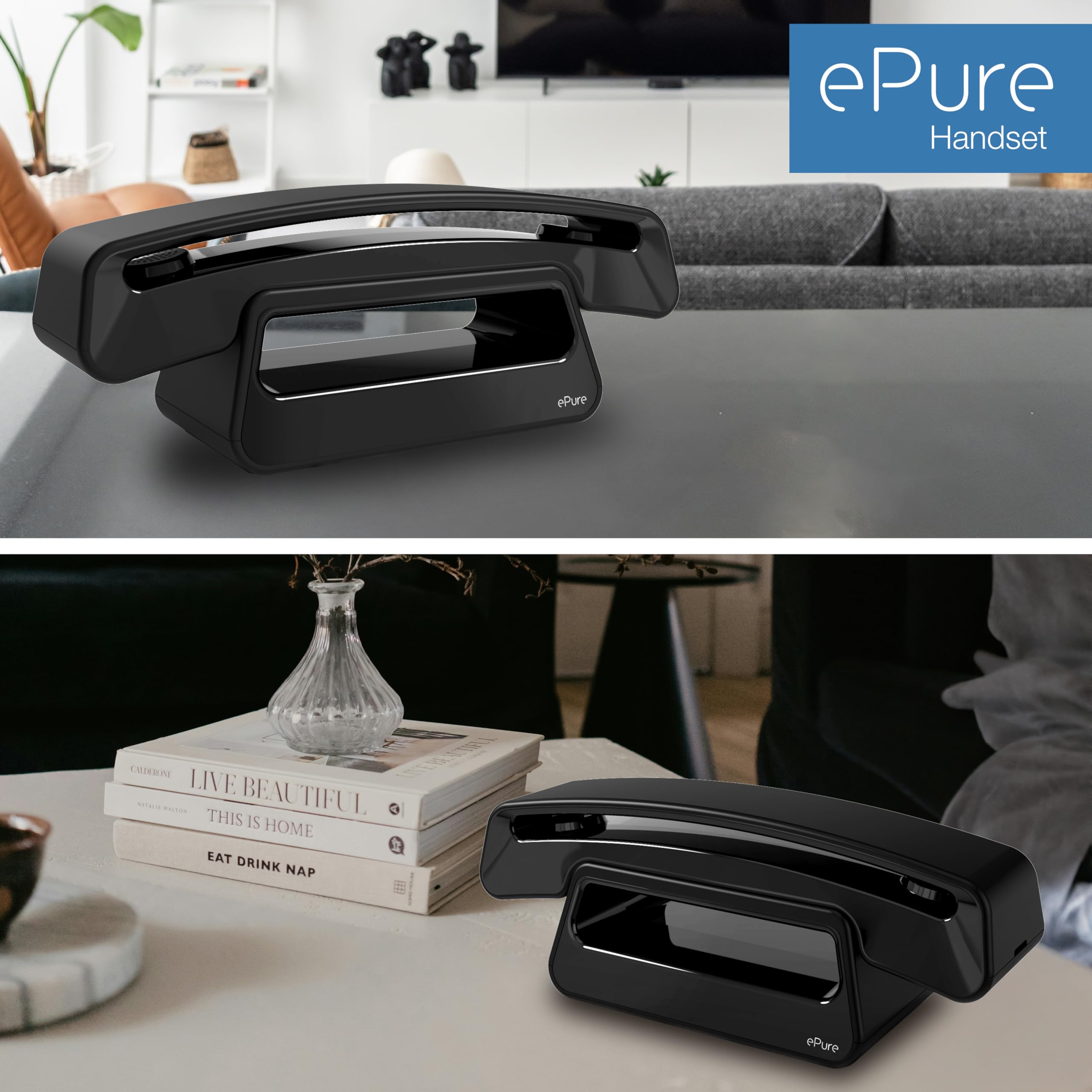Alcatel ePure Iconic Naranja - Teléfono inalámbrico - LDLC