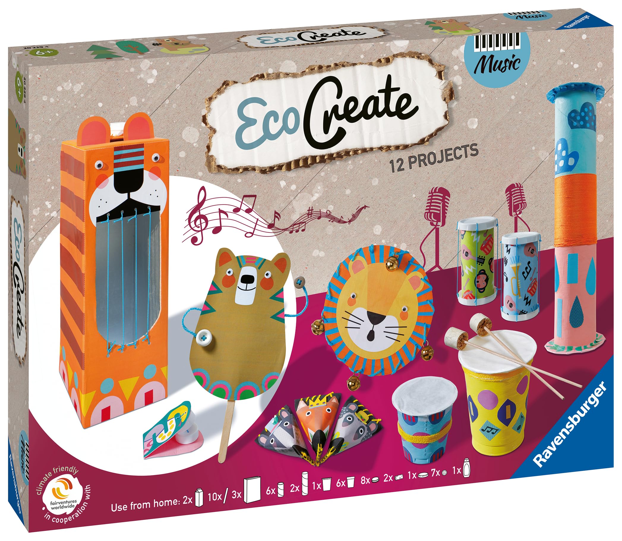 Ravensburger - EcoCreate Midi, Scopri Le Energie rinnovabili, Gioco