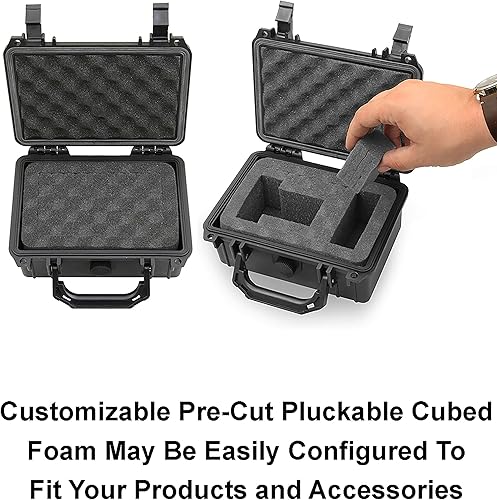 Miniatura 6 de CASEMATIX Funda de transporte compatible con Orba 2 Artiphon multiinstrumento de mano en espuma personalizable, incluye solo funda de transporte