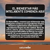 NatureWise Ashwagandha para el estrés - Con extracto de KSM-66, GABA, L-teanina, Rhodiola Rosea - Apoyo a base de hierbas para el estado de ánimo y el sueño - Vegano, sin OMG, sin gluten - 60 cápsulas