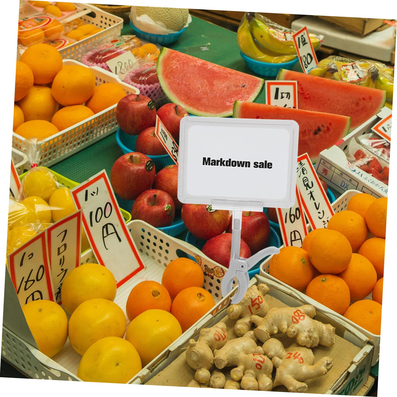 Tofficu 5pièces Porte-étiquette Publicitaire Double Face Pour Affichage De Prix Support Pratique Pour Supermarchés Magasins Et Événements Pour Étiquettes Et Annonces Visuelles