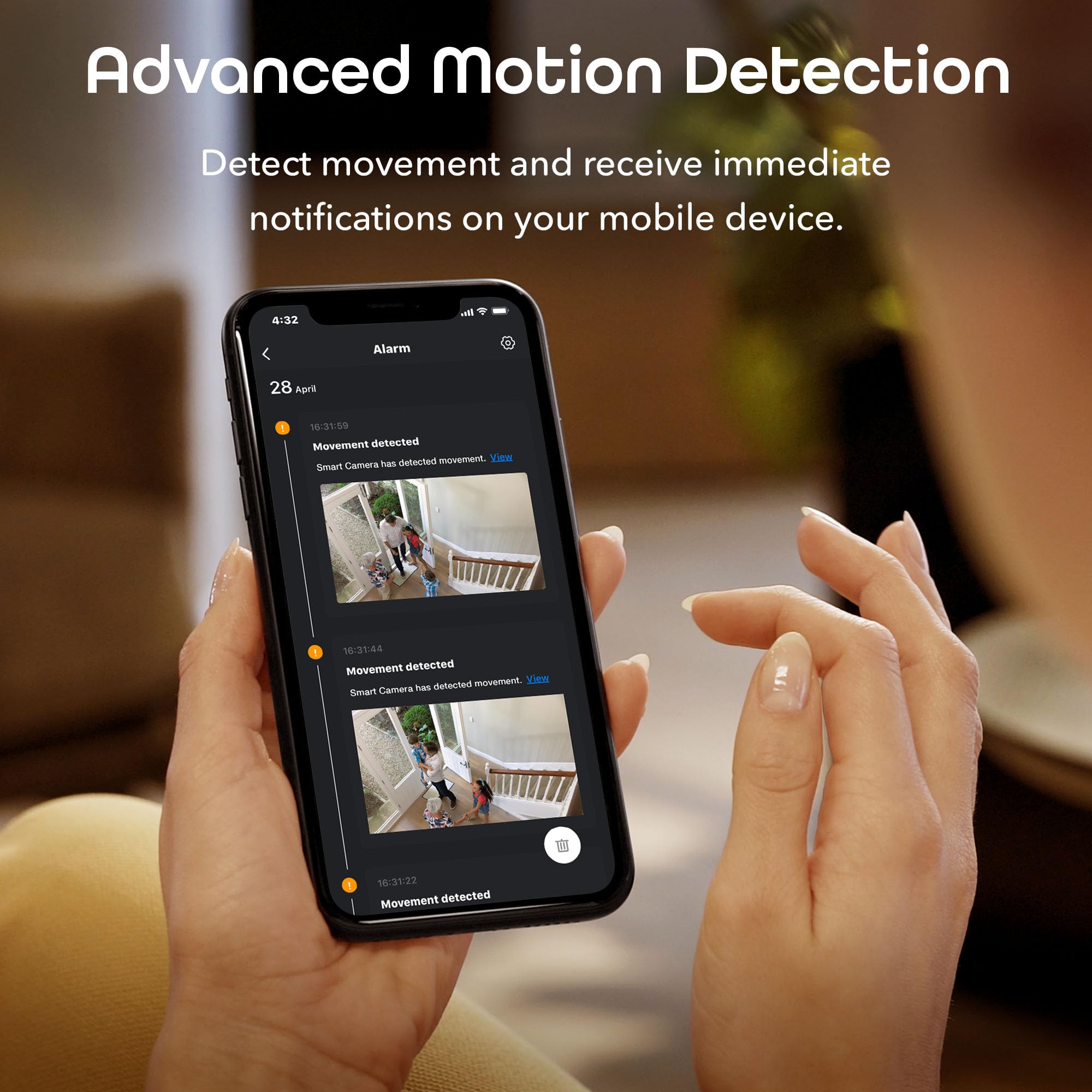 Geeni Vivid Caméra de sécurité intelligente d'intérieur, diffusion en direct HD, 1 pièce, blanc