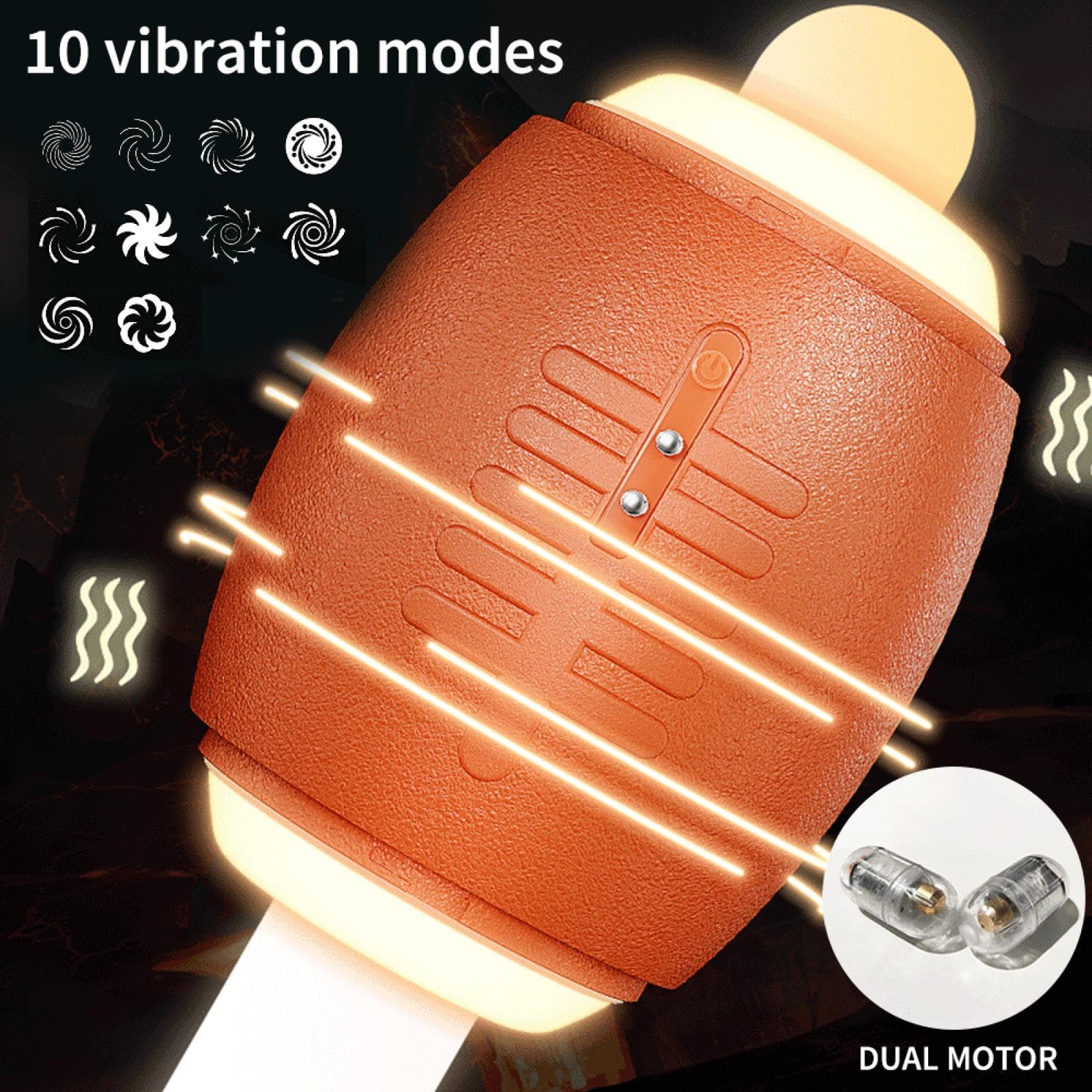 Vibratore Tazza automatica del masturbatore maschile, pompino, figa della vagina, tazza di masturbazione, giocattoli del sesso per uomini, prodotti per adulti