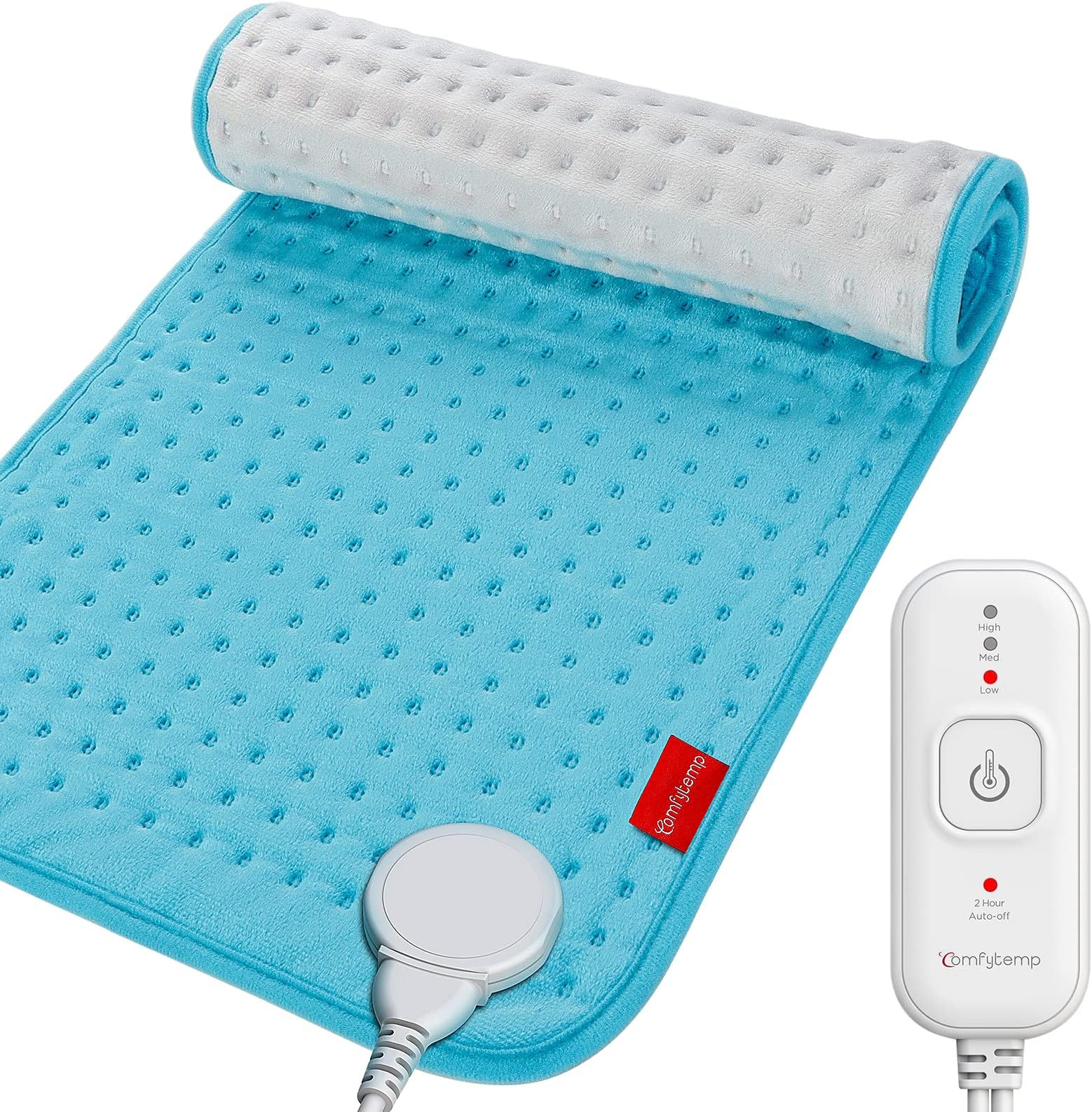 Amazon.com: Comfytemp Heating Pad for Back Pain Relief - Electric ...