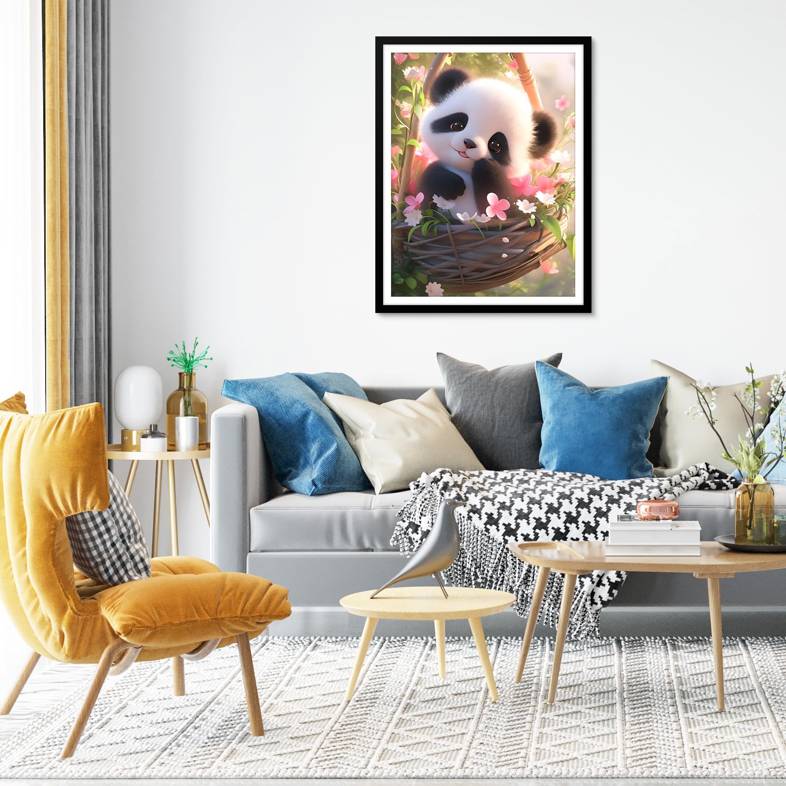 Kit De Peinture Diamant 5D Squelette - DIY Broderie Diamant Rose Point De Croix - Décoration