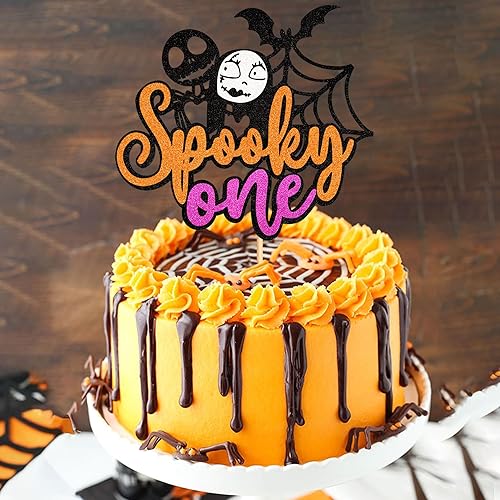 Miniatura 3 de 1 decoración espeluznante de Halloween para tartas Batbaby Girl para primer cumpleaños de niña, selección de cupcakes temáticos de Halloween,