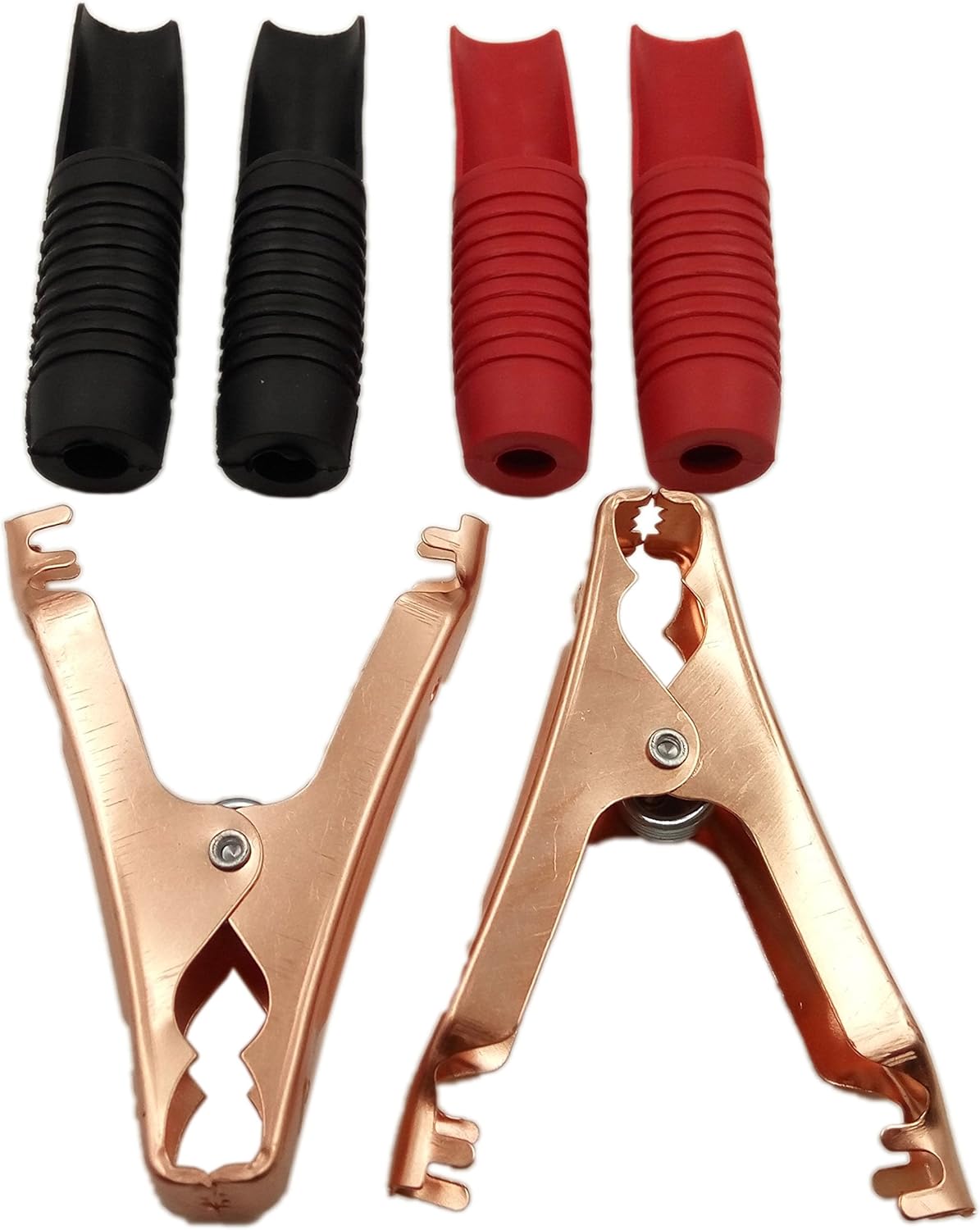 Flash Deals - 70% OFF CERRXIAN 2 Piece 90mm Long Battery Alligator Clips, Black Red 100A Insulated Replacement Battery Clamps Jumper Cables Boost Clips for Car Auto Vehicle Boat Super Brands CERRXIAN 2 Piece 90mm Long Battery Alligator Clips, Black Red 100A Insulated Replacement Battery Clamps Jumper Cables Boost Clips for Car Auto Vehicle Boat