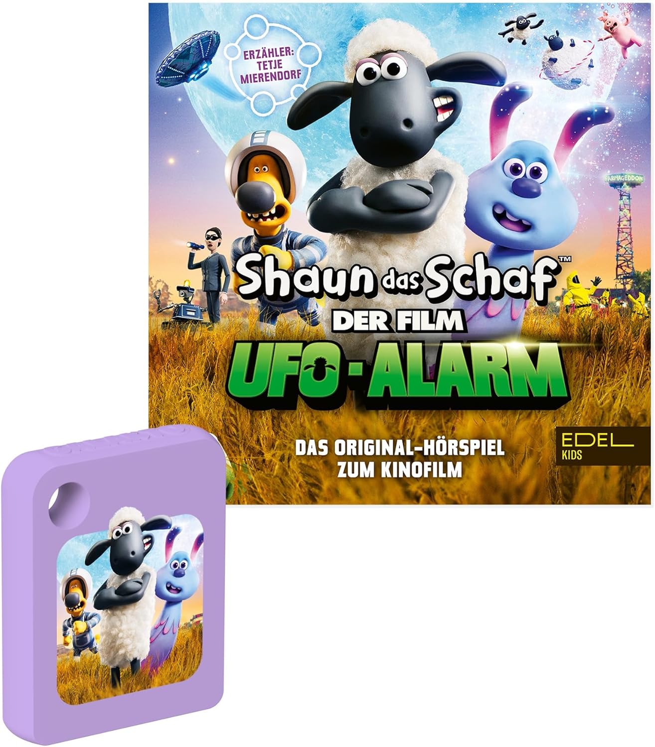 Audio Token: Shaun the Sheep - UFO Alarm (The Original Radio Play for the Cinema Film), Radio Play for Children from 3 Years, Playing Time Approx. 78 Minutes