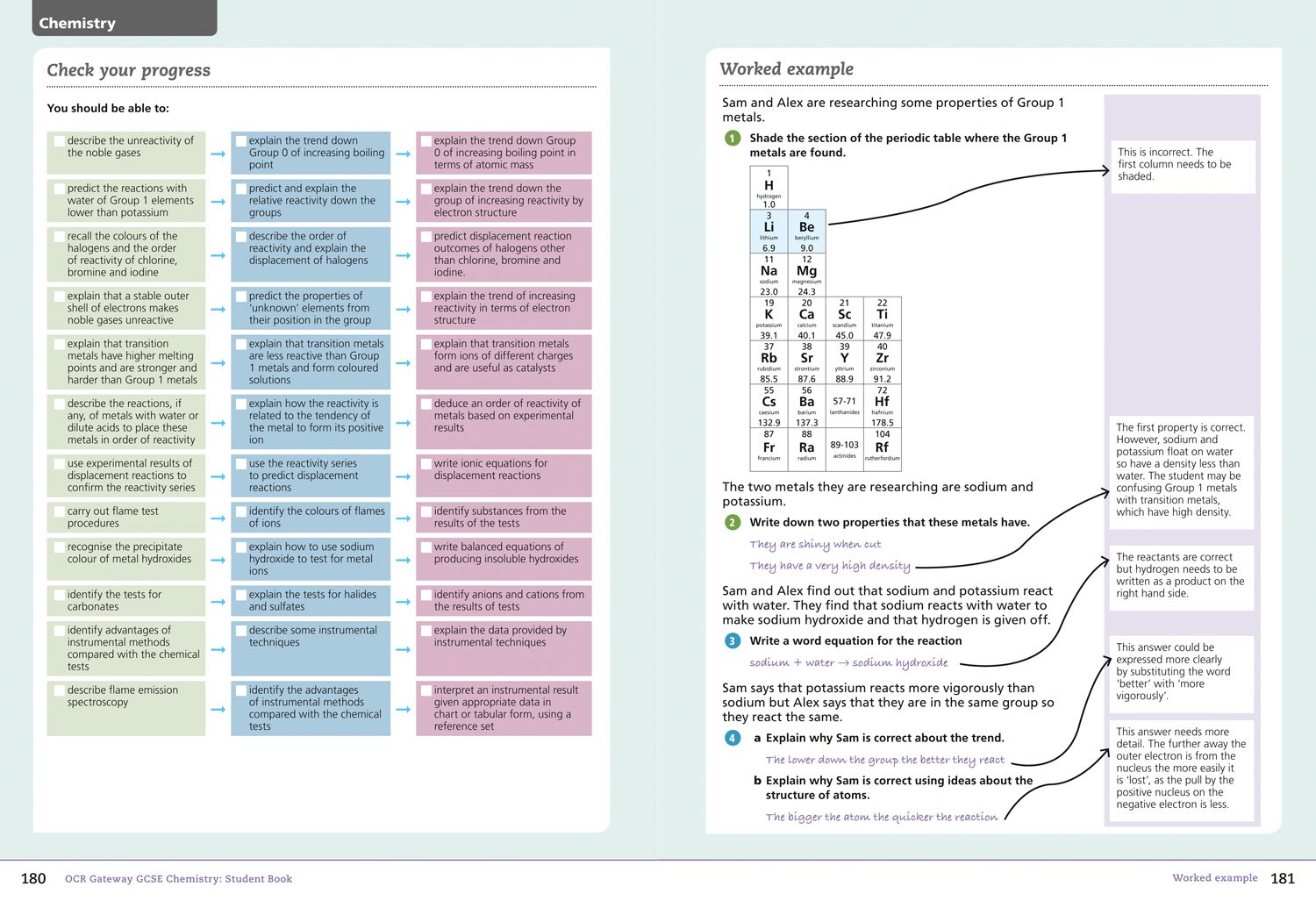 OCR Gateway GCSE Chemistry 9-1 Student Book