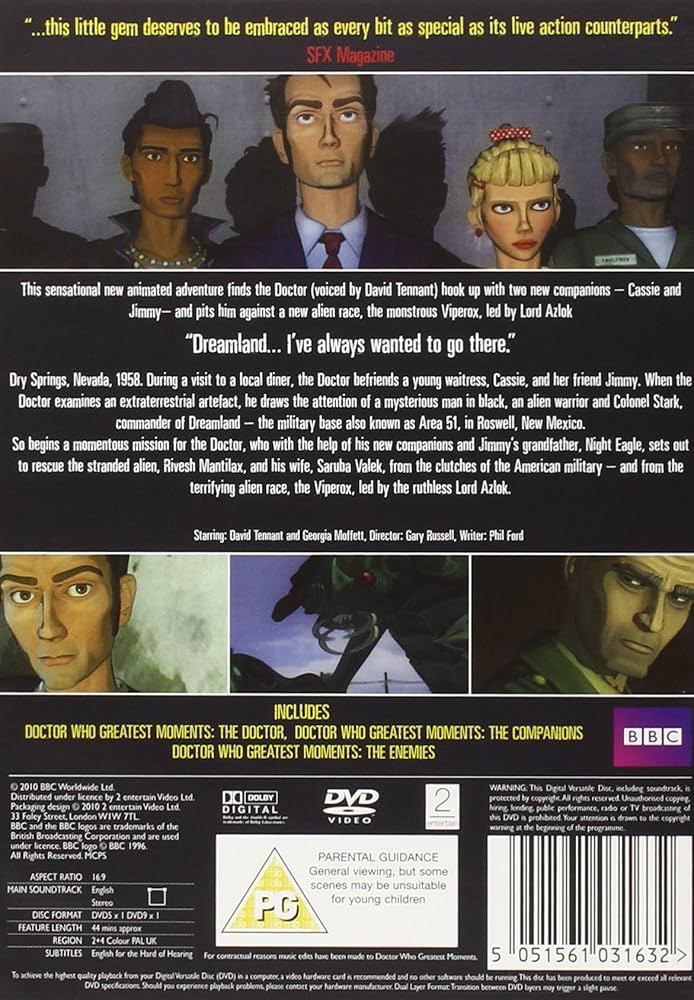 Doctor Who - Dreamland [DVD]: Amazon.co.uk: David Tennant