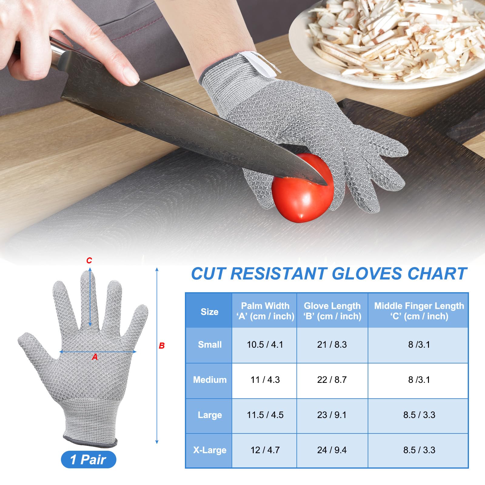 PATIKIL Cut Resistant Gloves - Image 2