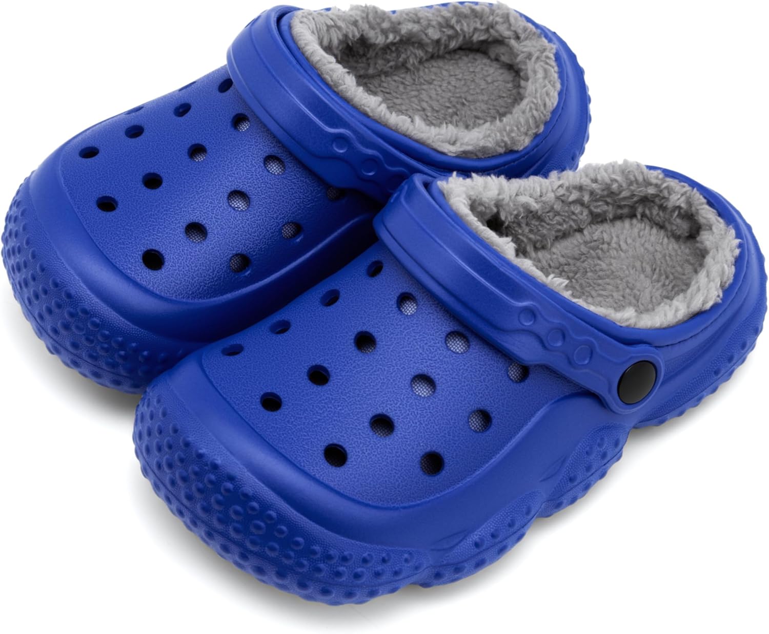 INMINPIN Kids Girls Boys Fur Lined Clogs Fuzzy Slippers Toddler Winter Warm Garden House Shoes Indoor Outdoor - Image 7