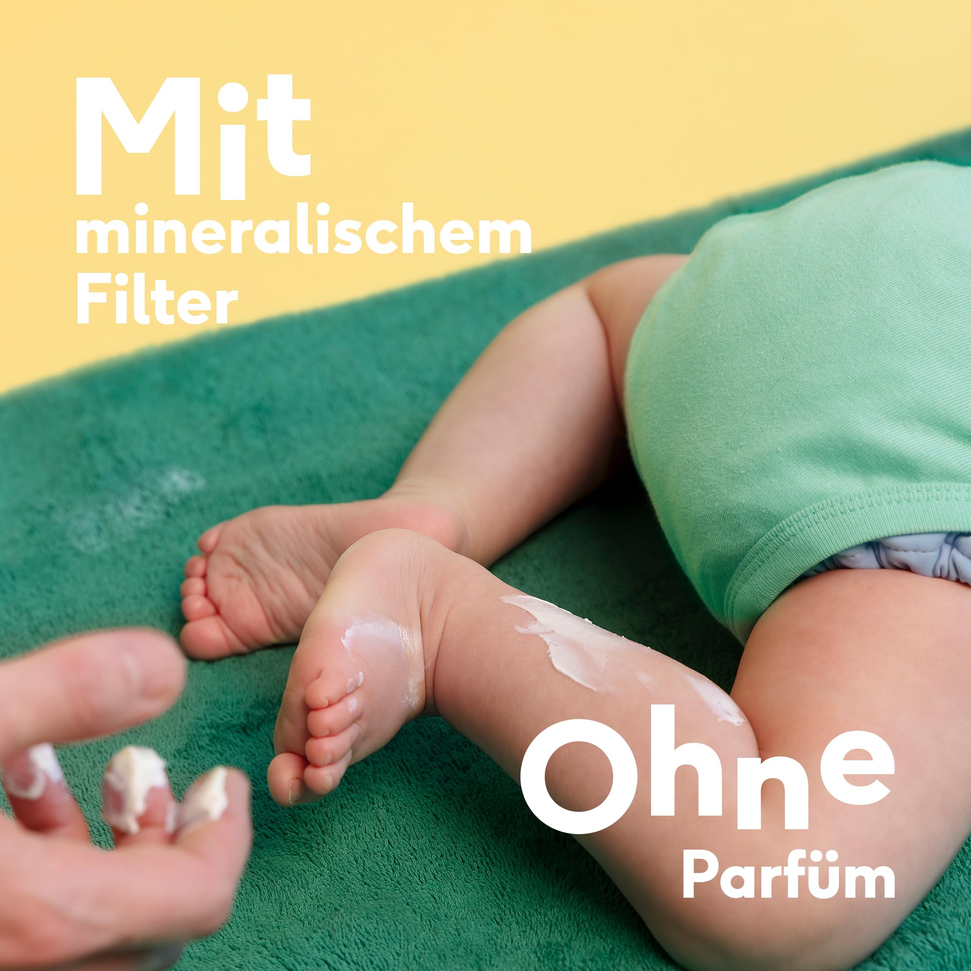 Naïf Crema solare minerale - per Neonati e Bambini - Protezione elevata - Resistente all'acqua - Vegano - Senza profumo - SPF50-100ml