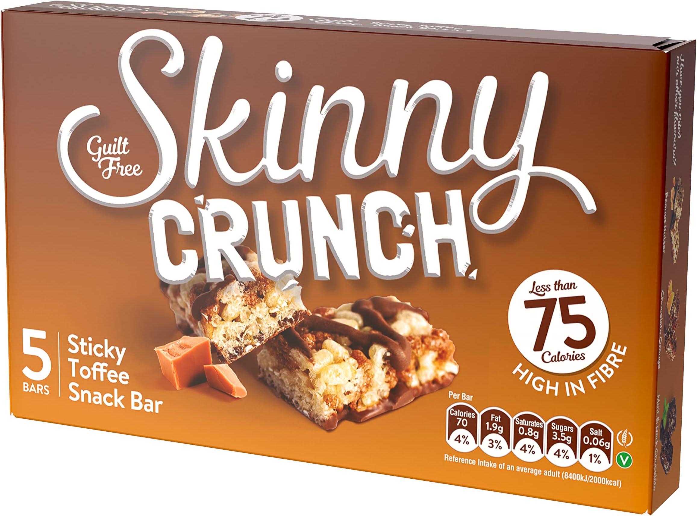 Skinny Crunch Sticky Toffee 10x5x20g