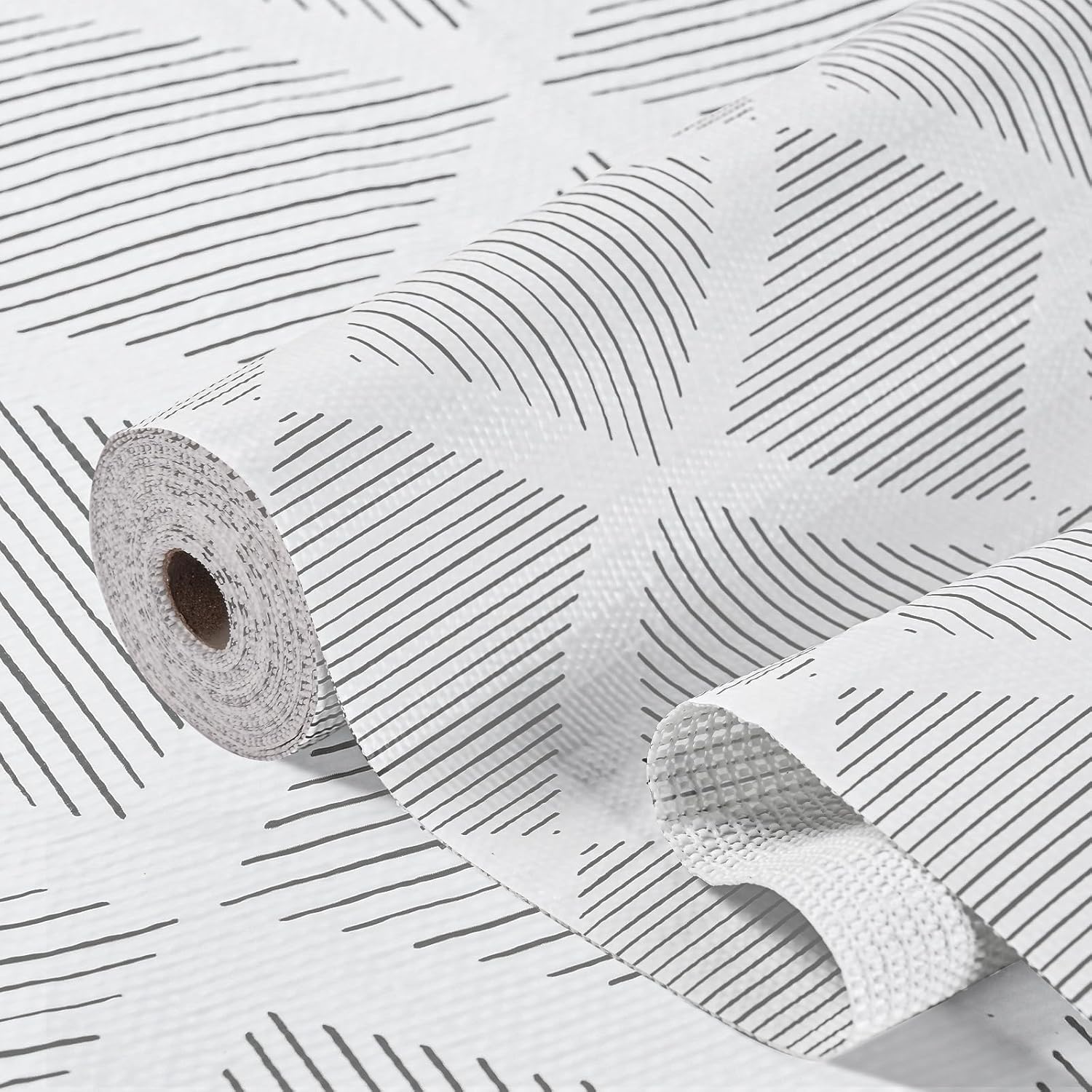 Shelf and Drawer Liner for Cabinets Non-Slip Non-Adhesive Kitchen Cabinet Liners 12in x 20FT, Strong Grip Thickened Paper for Shelves Cupboard Bedroom Drawers Dresser, Easy Install Clean Reusable Gray 11.8"W x 236.2"L