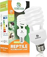 Vista 9 de Luz UVB para Reptiles 10.0, Bombilla UVA UVB de 13W para Reptiles del Desierto, Lámpara Compacta para Terrario del Desierto, Bombilla UVB