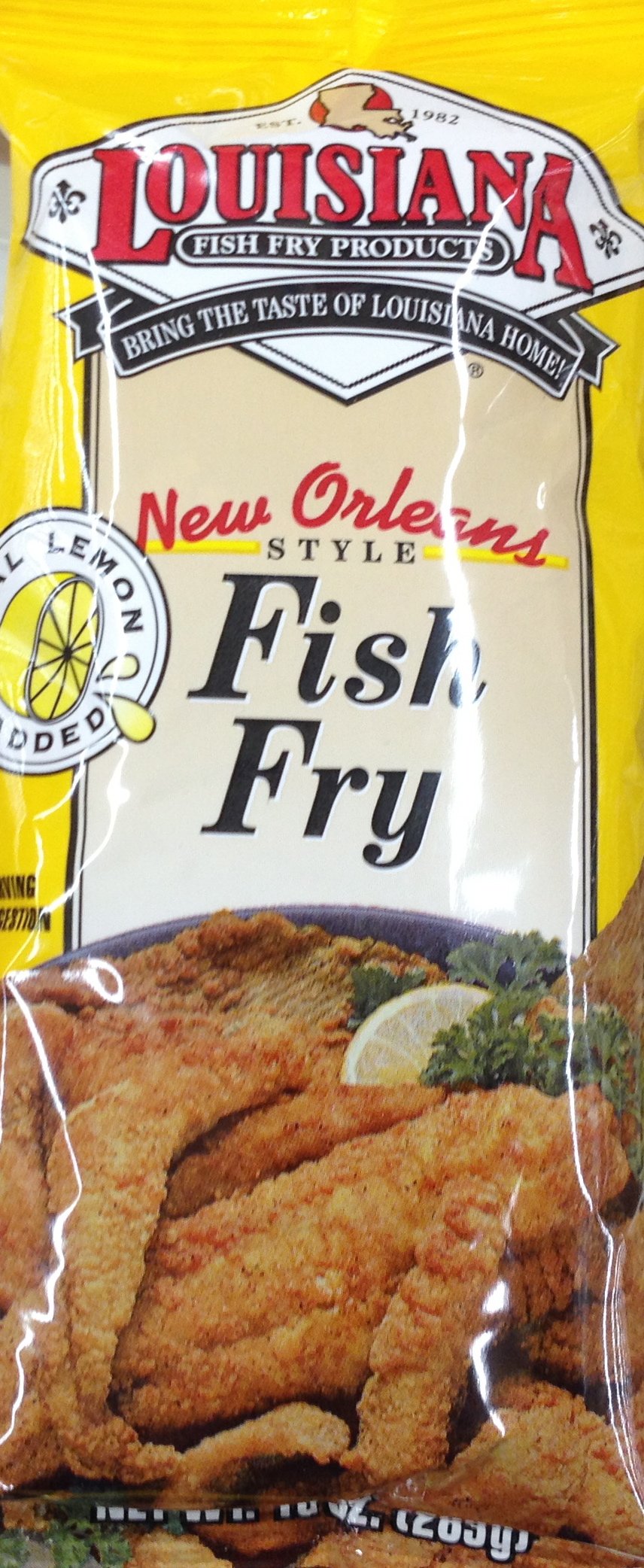 Louisiana New Orleans Style Fish Fry ‑ 10 oz - Touch of Lemon ( 2 - Pack )