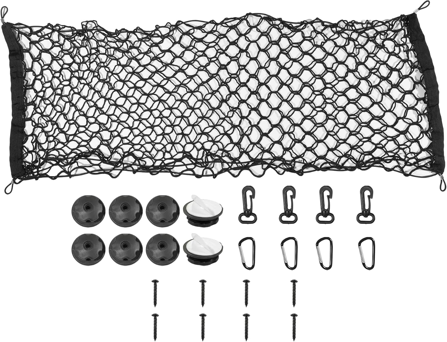 X AUTOHAUX Car Trunk RV Boat Large Cargo Net Storage Mesh Pocket Set 35 - View #2