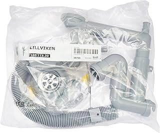 Ikea LILLVIKEN Kitchen Sink Waste Pipe, Water...,