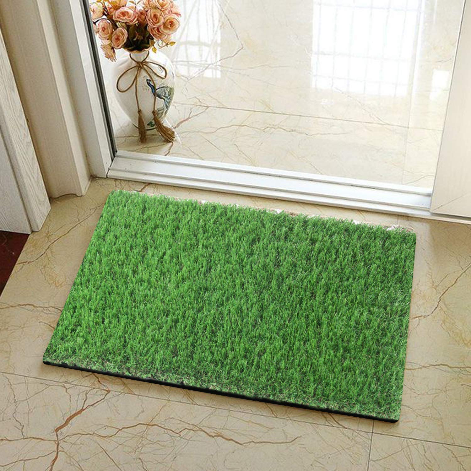PINDIA Artificial Grass Carpet (Green, 1 Unit) Amazon.in Garden
