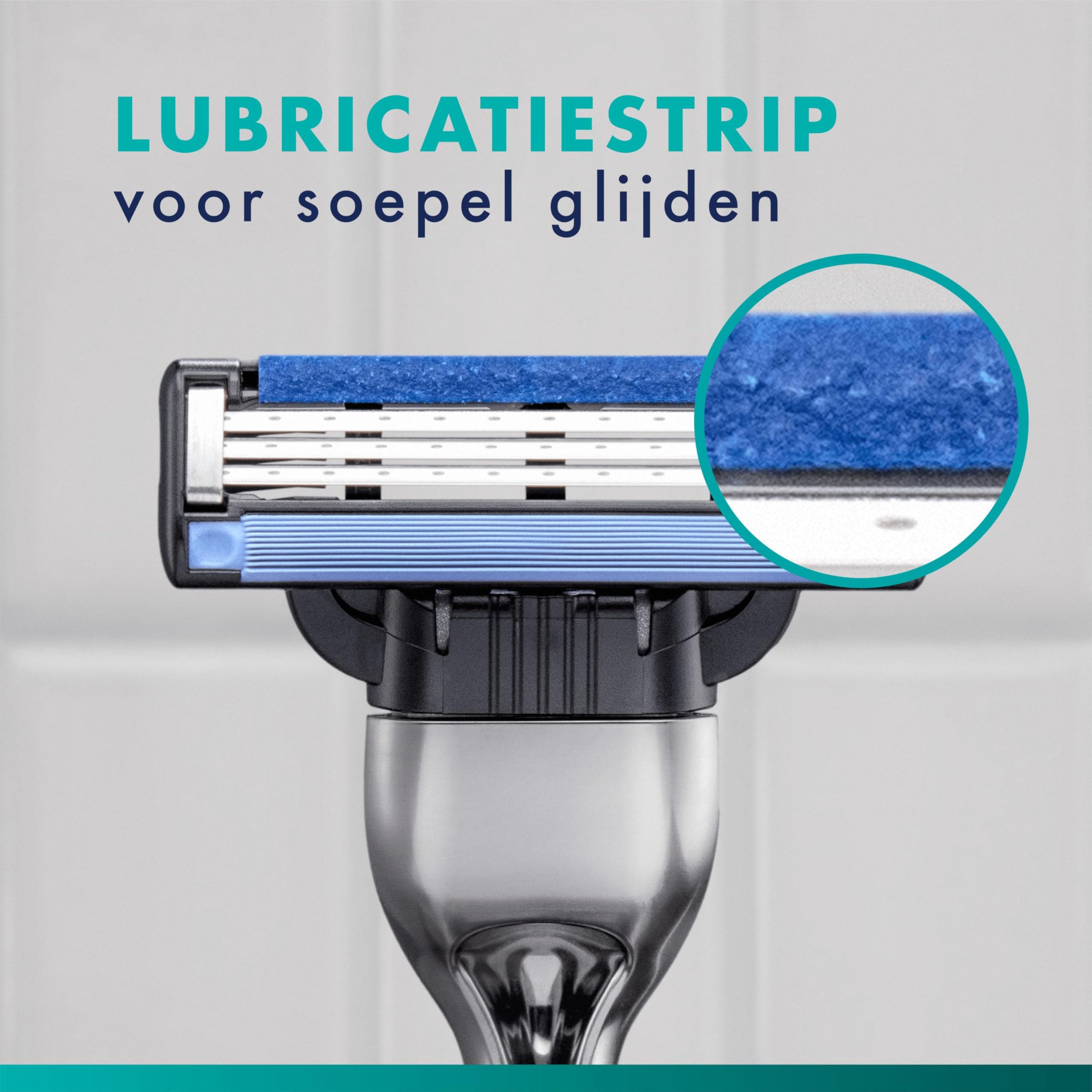 Gillette Mach3 Base 1 uchwyt + 3 ostrza uzupełniające dla mężczyzn