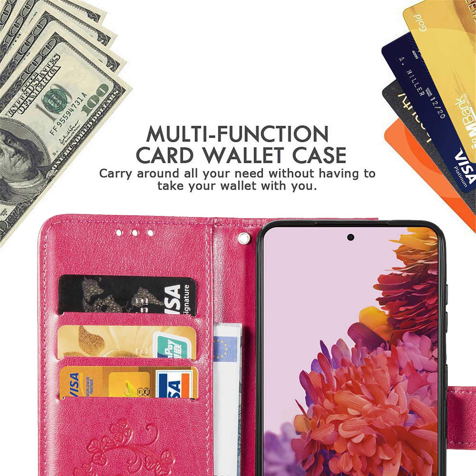 GOKEN Cover per Oppo A74 4G, Custodia Folio in Pelle Flip Wallet Libro Case con Portafoglio, Premium PU/TPU Magnetica Cover con Supporto di Stand/Carte Slot (Nero