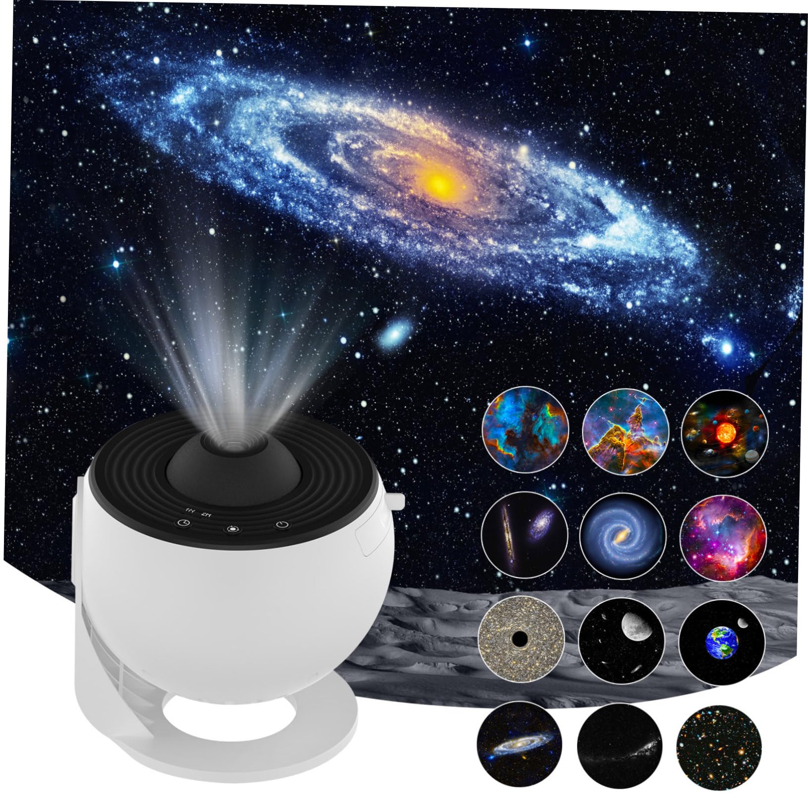 Proiettore Galattico CAIYUE Con Telecomando - Effetti Nebula E Stelle, Regolabile - Foto 3