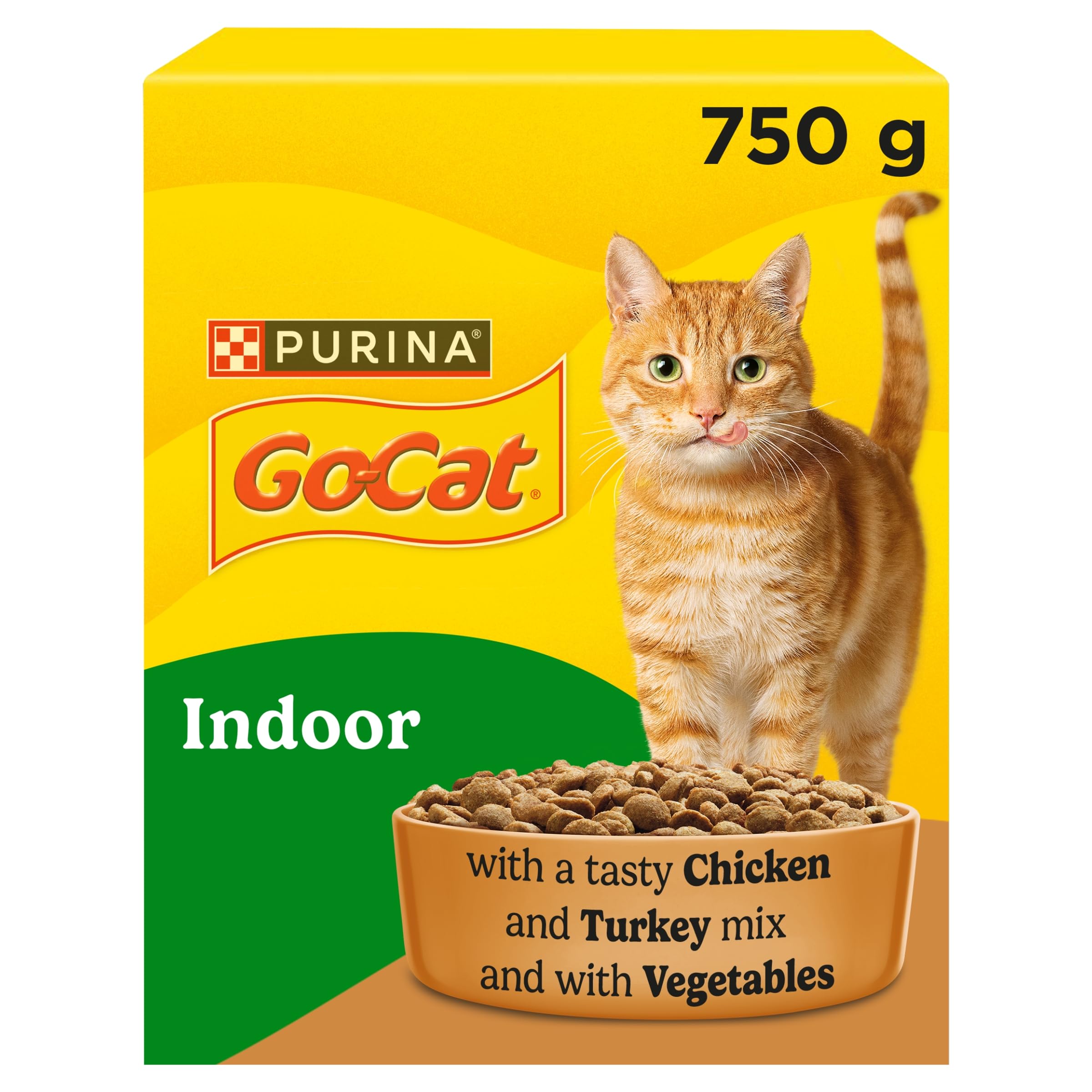 Go-Cat Adult Indoor Chicken Dry Cat Food - 750G
