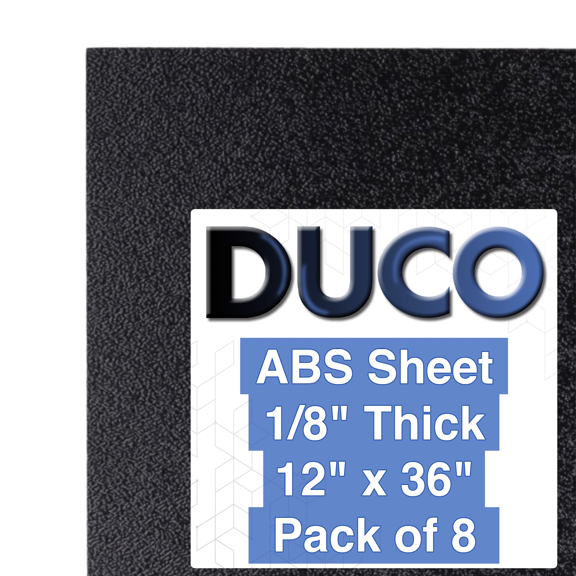Duco ABS Plastic Sheets - 3mm Thick, USA Made -9