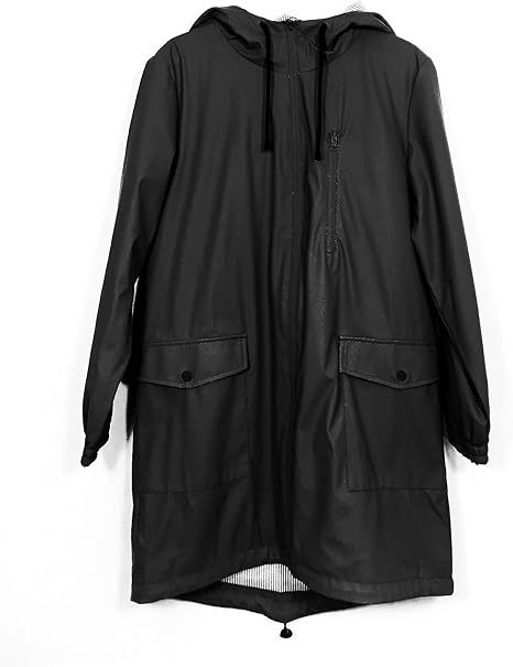 zara rubberized parka
