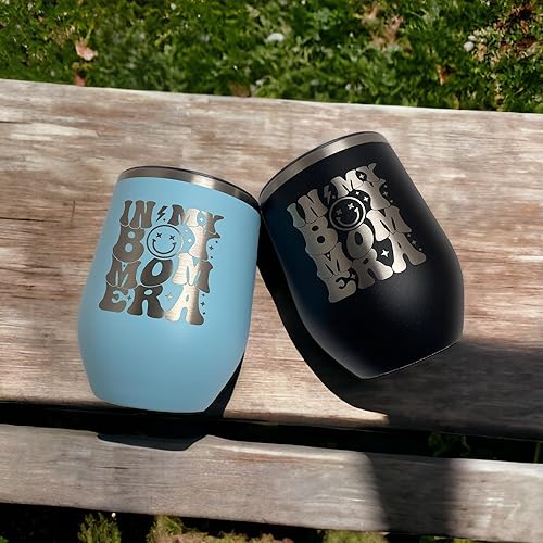 Miniatura 5 de Funny Bone Drinkware Regalos para mamá para mujeres  In My Boy Mom Era Vaso de vino aislado de alta calidad  Regalos de Navidad para mamá de niños