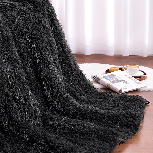 Miniatura 5 de Joybest - Manta pesada de piel sintética con certificación Öko-Tex Standard 100, forro polar Sherpa de 20 libras, 60 x 80 pulgadas, tamaño queen con