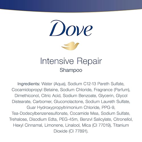 Miniatura 4 de Dove Nutritive Solutions Champú y acondicionador fortalecedor con bomba de reparación intensiva 2 unidades para cabello dañado cabello seco champú y