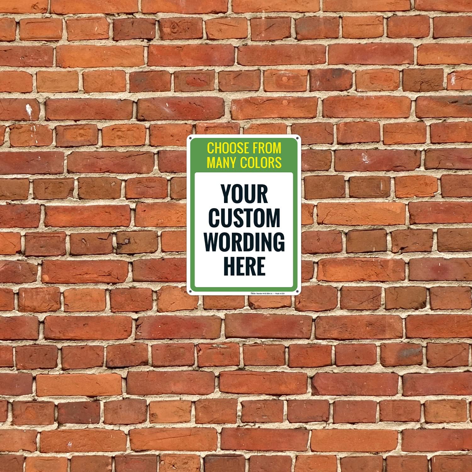 Custom Personalized Signs For Home, Office, Business, Delivery, Decor, Indoor/Outdoor Use Pink Sign, 10x14 Aluminum Inches, Rust Free .040 Aluminum, Fade Resistant, Made in USA