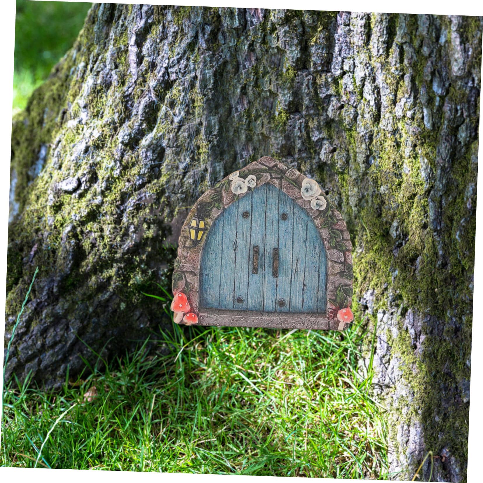 YARNOW 3kawałki Drewniane Drzwi Elfickie Do Ogrodu Miniaturowych Drzwi Do Dekoracji Diy Elfów Miniaturowego Krajobrazu i Ogrodu