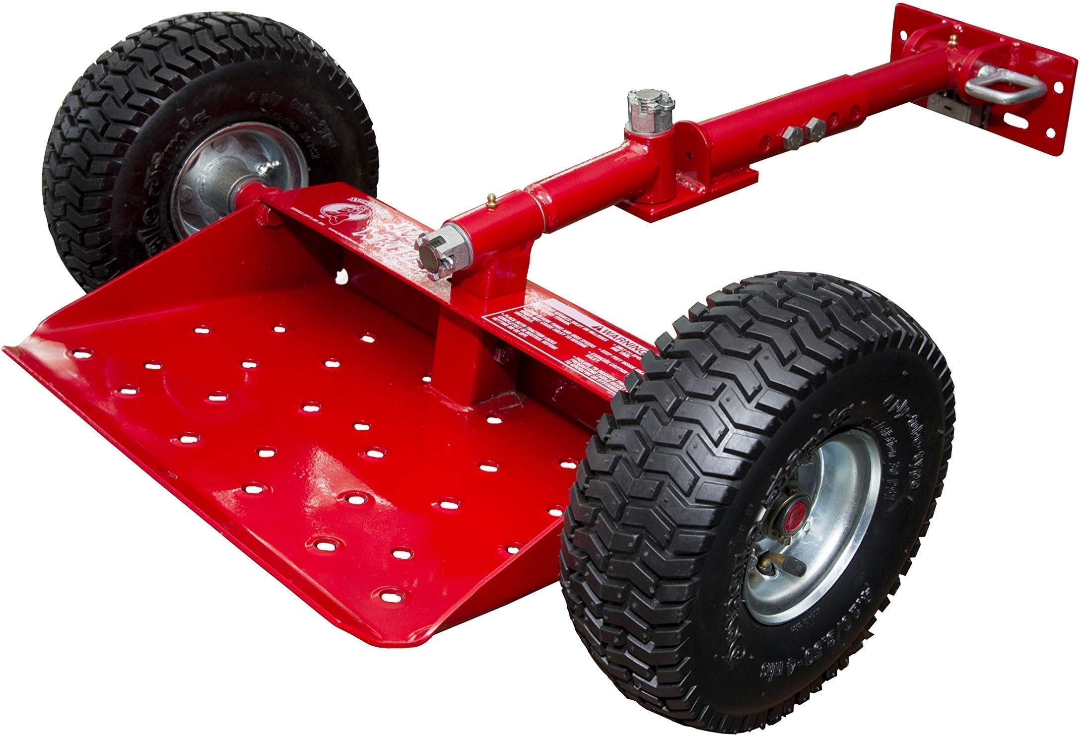 Jungle Wheels Lawn Mower Sulky for Lawn and Landscape Professionals (Red Jungle Wheels)