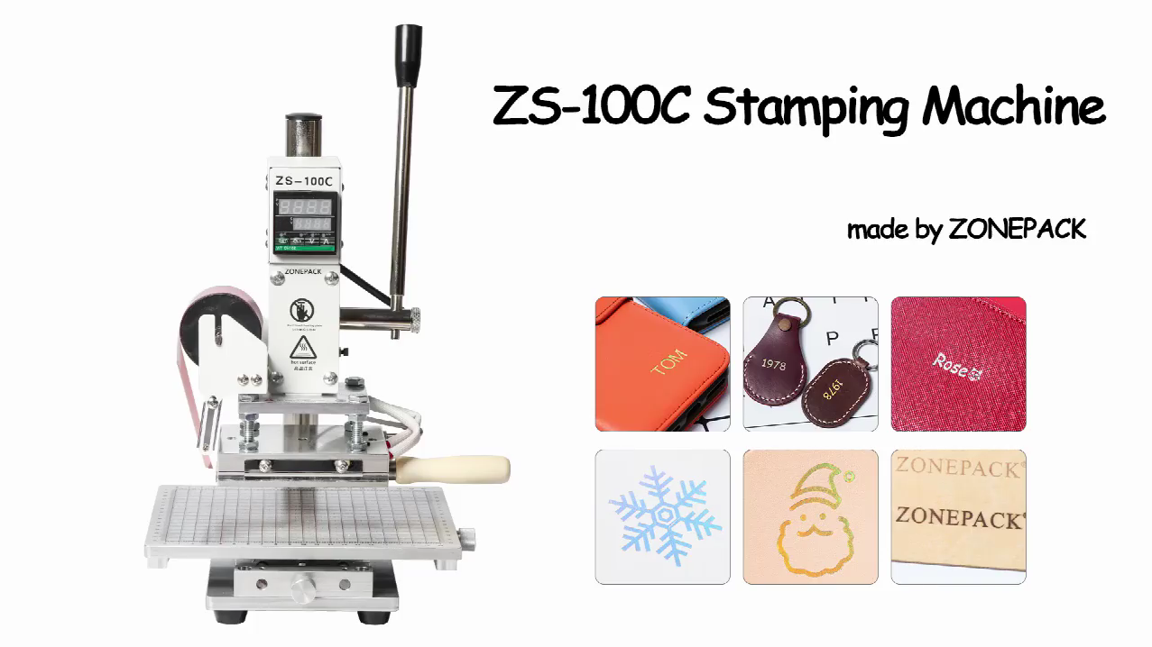 Amazon.com: ZONEPACK Upgraded Workbench Digital Hot Foil Stamping
